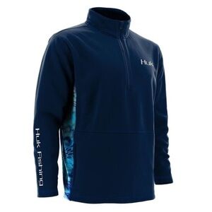 Huk Deep Blue Quarter-Zip Pullover
